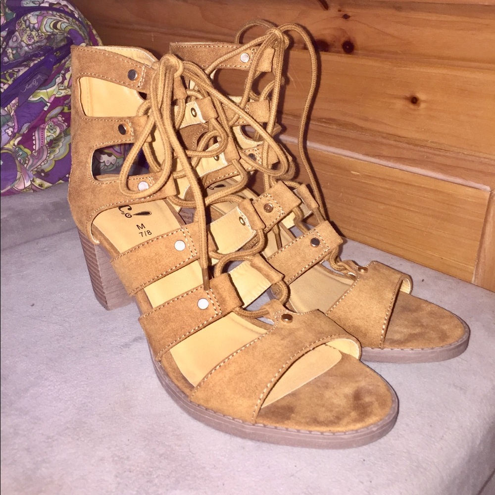 Lace up heels!